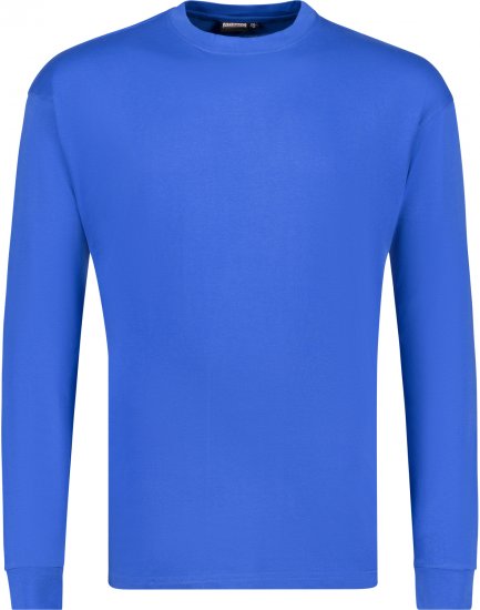 Adamo Floyd Comfort fit Long sleeve T-shirt Royal Blue - Тениски - мъжки тениски големи размери