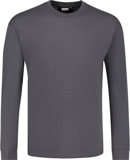 Adamo Floyd Comfort fit Long sleeve T-shirt Charcoal - Тениски - мъжки тениски големи размери