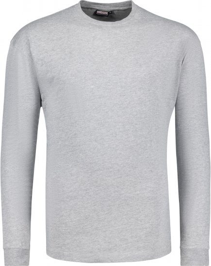 Adamo Floyd Comfort fit Long sleeve T-shirt Grey - Тениски - мъжки тениски големи размери