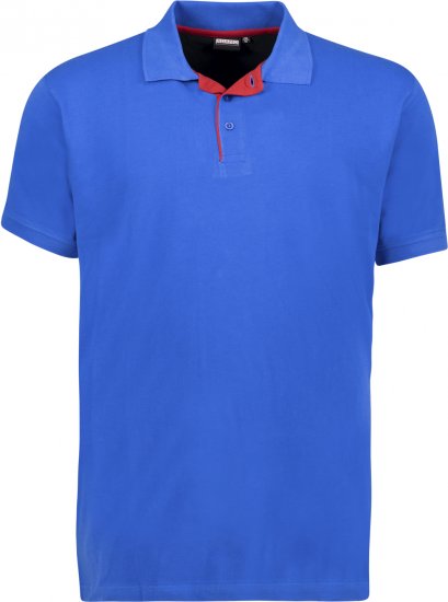 Adamo Pablo Comfort fit Polo Shirt Royal Blue - Поло тениски - мъжки тениски с яка големи размери