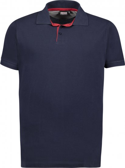Adamo Pablo Comfort fit Polo Shirt Navy - Поло тениски - мъжки тениски с яка големи размери