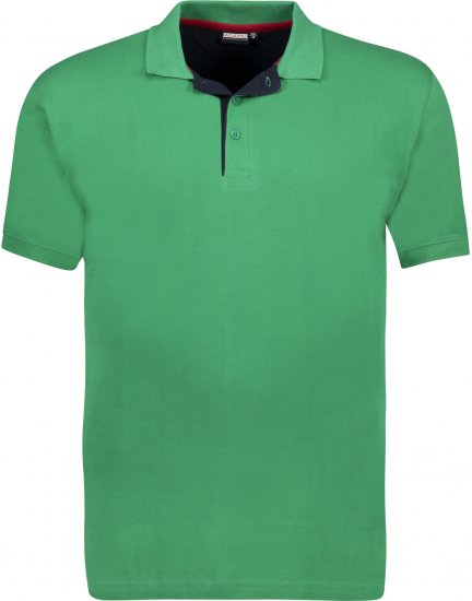 Adamo Pablo Comfort fit Polo shirt Green - Поло тениски - мъжки тениски с яка големи размери
