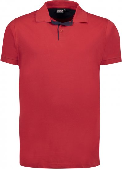 Adamo Pablo Comfort fit Polo Shirt Red - Поло тениски - мъжки тениски с яка големи размери