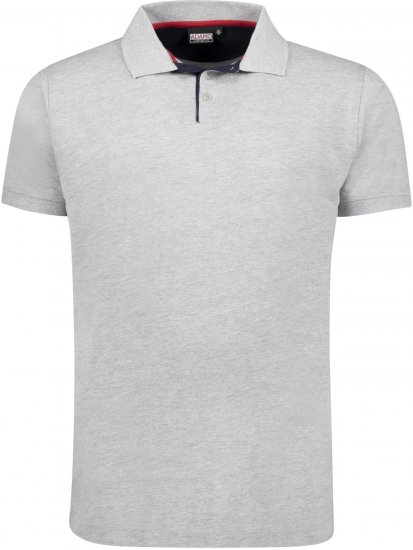 Adamo Pablo Comfort fit Polo Shirt Grey - Поло тениски - мъжки тениски с яка големи размери