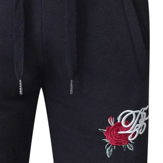 D555 Matt Fashion Sweatpants Black - Спортни панталони & Kъси панталони - мъжки спортни панталони големи размери