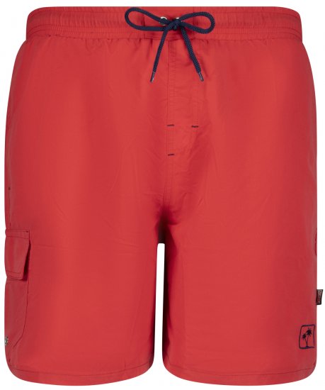 Adamo Kuba Cargo Swimshorts Red - Бельо & Бански шорти - Мъжко бельо големи размери