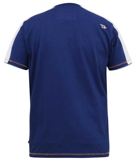 D555 CADMAN Florida Surf Club Printed Crew Neck T-Shirt - Тениски - мъжки тениски големи размери