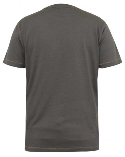D555 DALLAS Official Gas Monkey Printed Crew Neck T-Shirt Khaki - Тениски - мъжки тениски големи размери