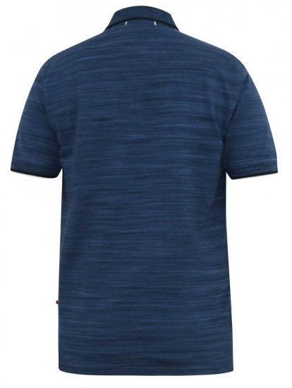 D555 FOXLEY Pique Reno Polo Navy - Поло тениски - мъжки тениски с яка големи размери