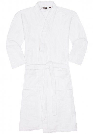 Adamo Joey Bathrobe White - Бельо & Бански шорти - Мъжко бельо големи размери