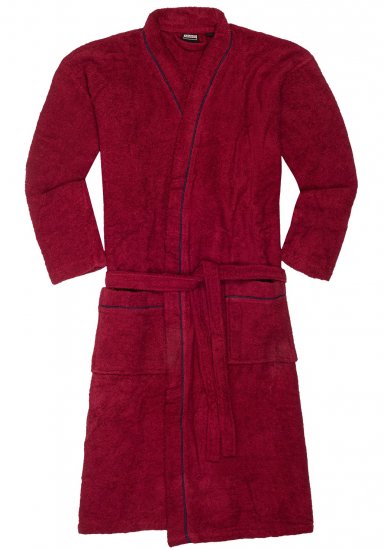 Adamo Joey Bathrobe Burgundy - Бельо & Бански шорти - Мъжко бельо големи размери