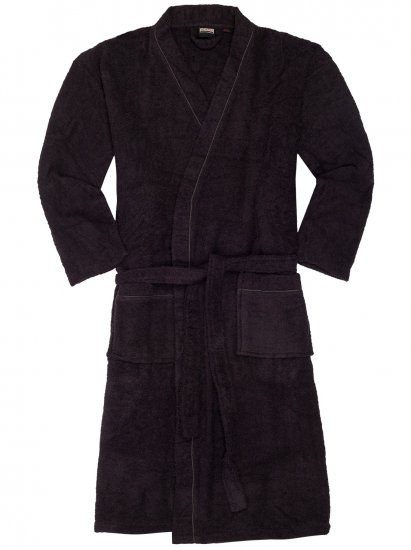 Adamo Joey Bathrobe Black - Бельо & Бански шорти - Мъжко бельо големи размери