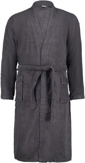 Adamo Joey Bathrobe Charcoal - Бельо & Бански шорти - Мъжко бельо големи размери