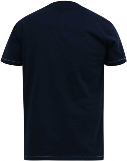 D555 ROGERS Official Captain America Printed T-Shirt Dark Navy - Тениски - мъжки тениски големи размери