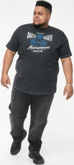 D555 SOLO Official Star Wars Management Consulting Printed T-Shirt Black Reno - Тениски - мъжки тениски големи размери