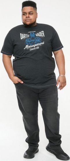 D555 SOLO Official Star Wars Management Consulting Printed T-Shirt Black Reno - Тениски - мъжки тениски големи размери