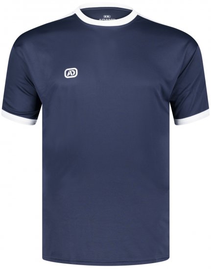Adamo Marco Technical Sports T-shirt Navy - Спортни дрехи & Връхно облекло - мъжки спортни екипи големи размери