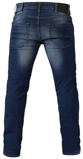 D555 Ambrose Tapered Fit Stretch Jeans Dark Blue TALL SIZES - МЪЖКО ОБЛЕКЛО MT-6XLT - дрехи за високи мъже