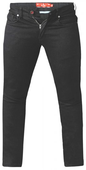 D555 Claude Stretch Jeans Black TALL SIZES - МЪЖКО ОБЛЕКЛО MT-6XLT - дрехи за високи мъже
