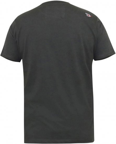 D555 JAIDEN Legends Guitar Printed Crew Neck T-Shirt Khaki - Тениски - мъжки тениски големи размери