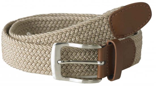 D555 Frank Braided Belt Stone - Колани - мъжки колани големи размери
