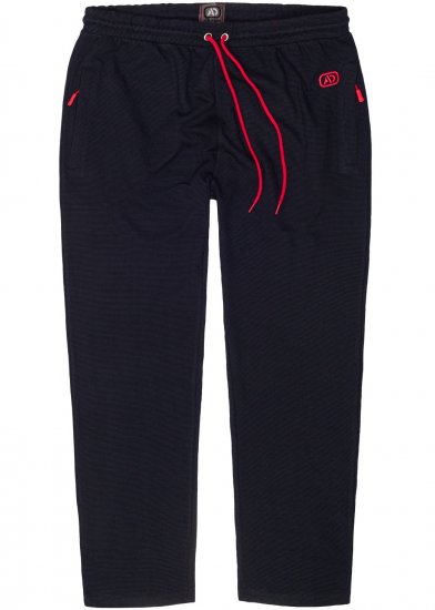 Adamo Matteo Ottoman Sweatpants Navy - Спортни панталони & Kъси панталони - мъжки спортни панталони големи размери