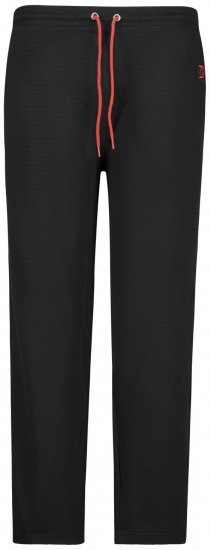 Adamo Matteo Ottoman Sweatpants Black - Спортни панталони & Kъси панталони - мъжки спортни панталони големи размери