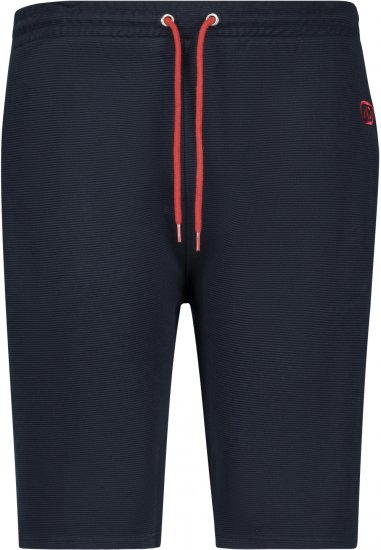 Adamo Marcel Ottoman Sweatshorts Navy - Спортни панталони & Kъси панталони - мъжки спортни панталони големи размери