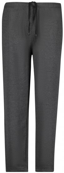 Adamo Athen Sweatpants with Open Hem Charcoal - Спортни панталони & Kъси панталони - мъжки спортни панталони големи размери