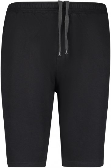Adamo Athen Sweatshorts Black - Спортни панталони & Kъси панталони - мъжки спортни панталони големи размери