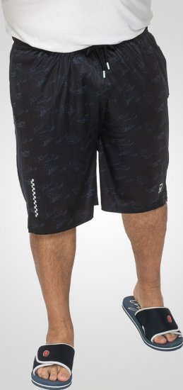 D555 Woking Dry Wear Fully Elasticated Polyester Shorts Navy - Спортни дрехи & Връхно облекло - мъжки спортни екипи големи размери
