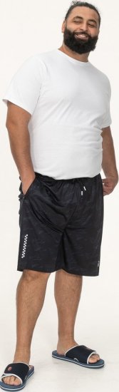 D555 Woking Dry Wear Fully Elasticated Polyester Shorts Navy - Спортни дрехи & Връхно облекло - мъжки спортни екипи големи размери