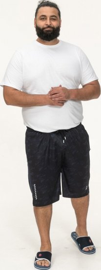D555 Woking Dry Wear Fully Elasticated Polyester Shorts Navy - Спортни дрехи & Връхно облекло - мъжки спортни екипи големи размери