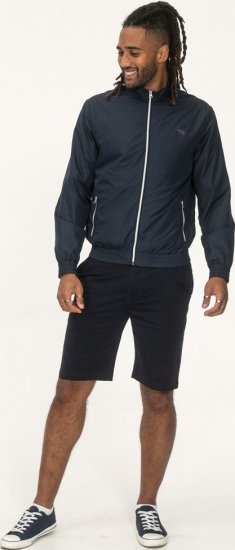 D555 Ealing Lightweight Zip Through Jacket With Zip Pockets Navy - Якета - мъжки якета големи размери