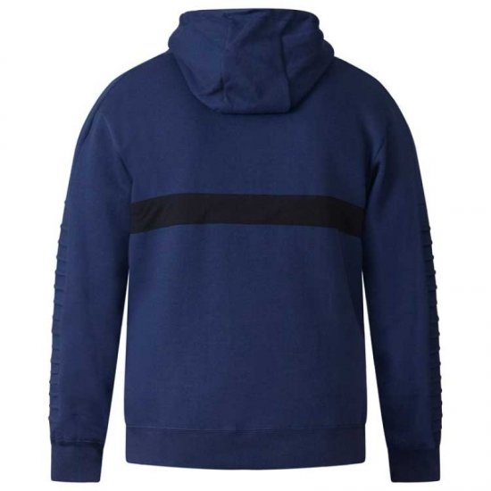 D555 Sergio Half Zip Hoodie Navy - Суичъри & cуичъри с качулка - мъжки суичъри големи размери