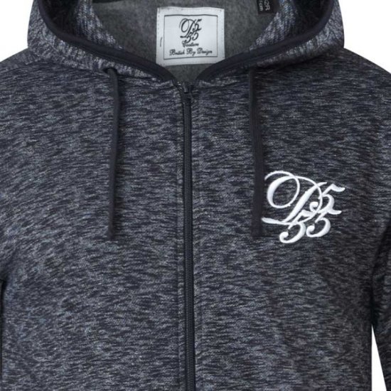 D555 Bennie Full zip Hoodie - Суичъри & cуичъри с качулка - мъжки суичъри големи размери