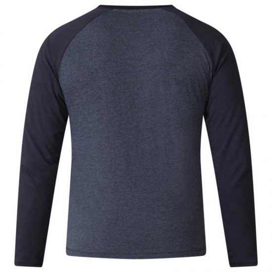 D555 Neill Long Sleeve T-shirt Black - Тениски - мъжки тениски големи размери