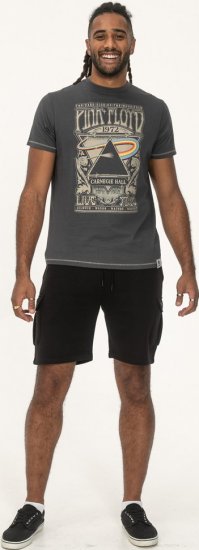 D555 HANLEY Official Pink Floyd Crew Neck T-Shirt Dark Grey TALL SIZES - МЪЖКО ОБЛЕКЛО MT-6XLT - дрехи за високи мъже