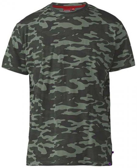 D555 Gaston T-shirt Camo Jungle - Тениски - мъжки тениски големи размери