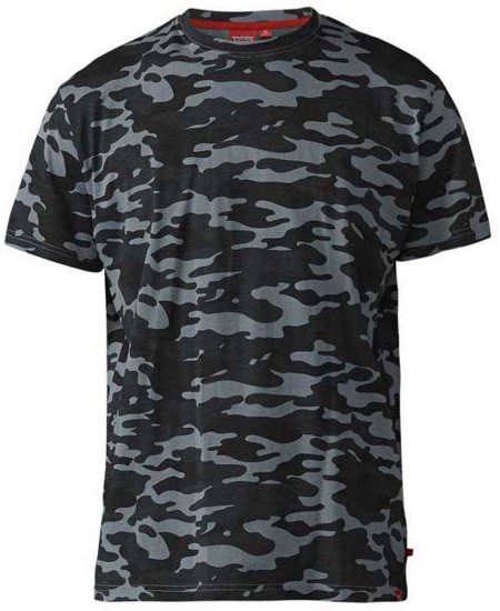D555 Gaston T-shirt Camo Storm - Тениски - мъжки тениски големи размери