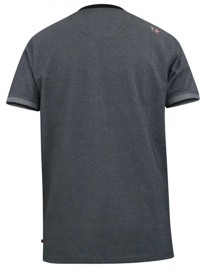 D555 Owen Colorless Polo Charcoal - Поло тениски - мъжки тениски с яка големи размери