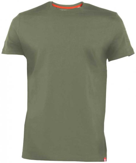 D555 Callum T-shirt Khaki - Тениски - мъжки тениски големи размери