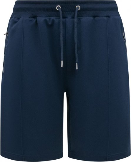 D555 Spalding Elasticated Waist Interlock Shorts Navy - Спортни панталони & Kъси панталони - мъжки спортни панталони големи размери