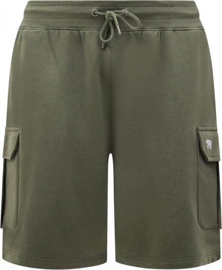 D555 Wigan 1 Elasticated Waist Fleece Cargo Shorts Khaki - Спортни панталони & Kъси панталони - мъжки спортни панталони големи размери