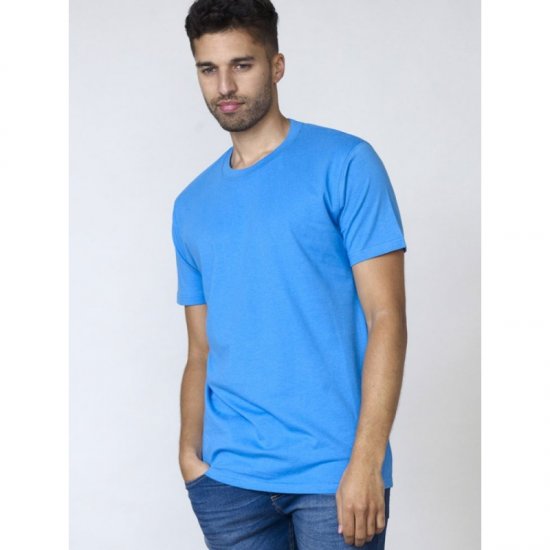 D555 Flyers Crew Neck T-shirt Blue - Тениски - мъжки тениски големи размери