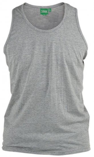 D555 Fabio Tanktop Grey - Тениски - мъжки тениски големи размери