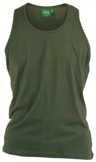 D555 Fabio Tanktop Khaki - Тениски - мъжки тениски големи размери
