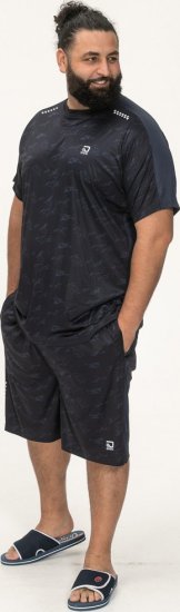 D555 Solihull Dry Wear Light Weight Poly Crew Neck T-Shirt Navy - Спортни дрехи & Връхно облекло - мъжки спортни екипи големи размери