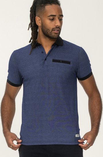 D555 Newcastle Polo Shirt Grey - Поло тениски - мъжки тениски с яка големи размери