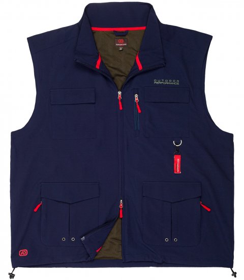 Adamo Tommy Outdoor Vest Navy - Спортни дрехи & Връхно облекло - мъжки спортни екипи големи размери